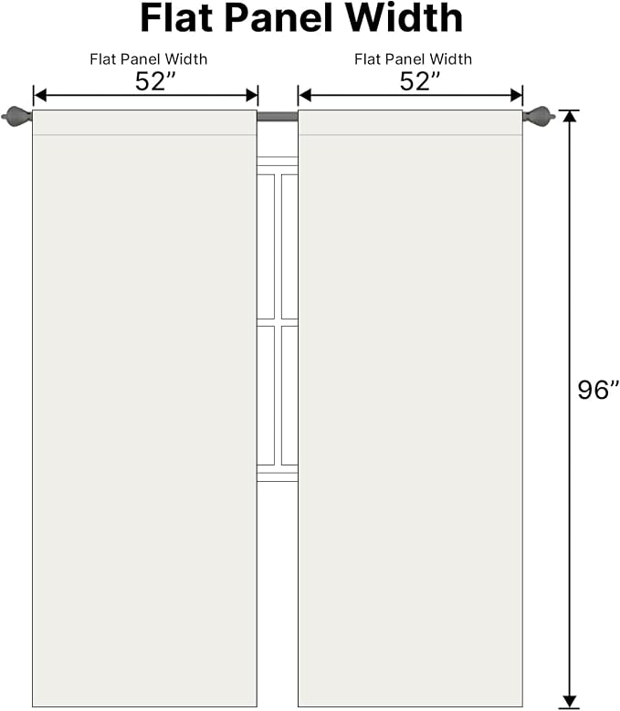 H.VERSAILTEX Blackout Curtains Thermal Insulated Window Treatment Panels Room - Image 6
