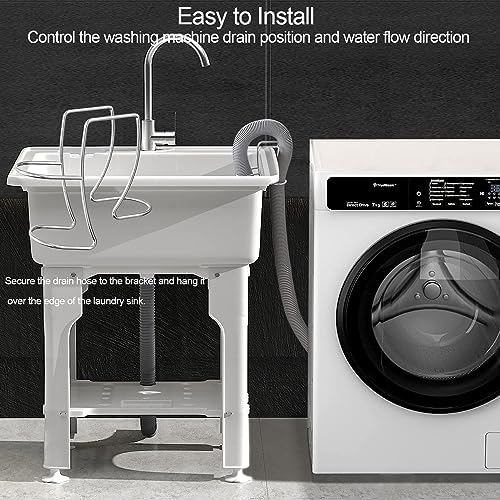 Washing Machine Drain Hose Holder, Adjustable Shape Washing Machine Washer - Image 3