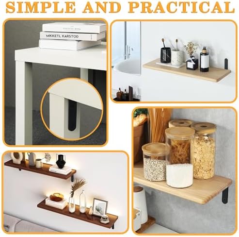 Alise 6Pcs Floating Shelf Brackets - Image 7
