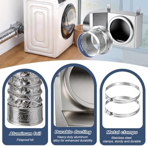 Magnetic Dryer Vent Connector Kit Self-Aligning DV90 - Image 7