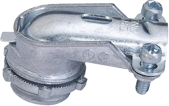 Electrical 3/8" MC Connector 90 Degree by Unknown