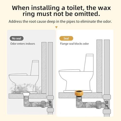 Standard Toilet Wax Ring 4 Pack, Universal Fit - Image 4