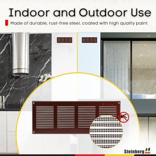 Steinberg14 Brown Vent Cover 14x4 - Image 6