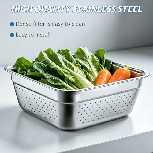 2 Packs Stainless Steel Commercial Floor Drain Strainer - Image 4