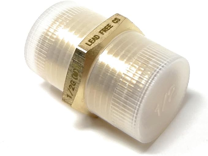 Cascada 1/2" G Thread Male to 1/2" NPT Thread Male Pipe Fitting Adapter - Image 2