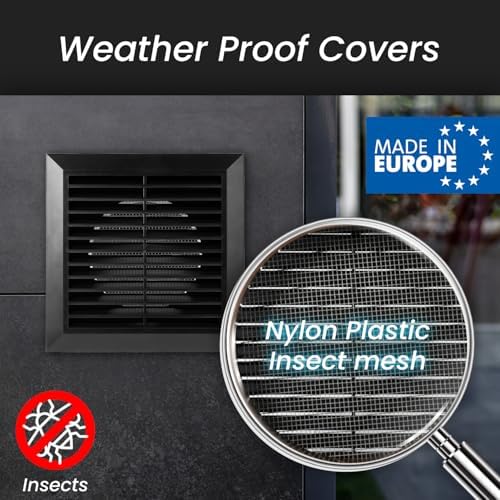 Repa Market 4 Inch Black Air Vent Cover - Image 3