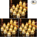 VIODAIM 12Pack Flickering Flameless LED Candles by VIODAIM