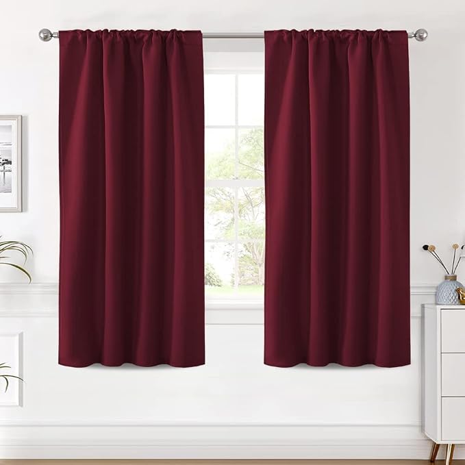 H.VERSAILTEX Christmas Blackout Curtains Thermal Insulated Window Treatment - Image 2