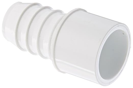 Spears 460 Series PVC Pipe Fitting, Schedule 40, 3/4"Barbed x 3/4" Spigot by Spears+Manufacturing