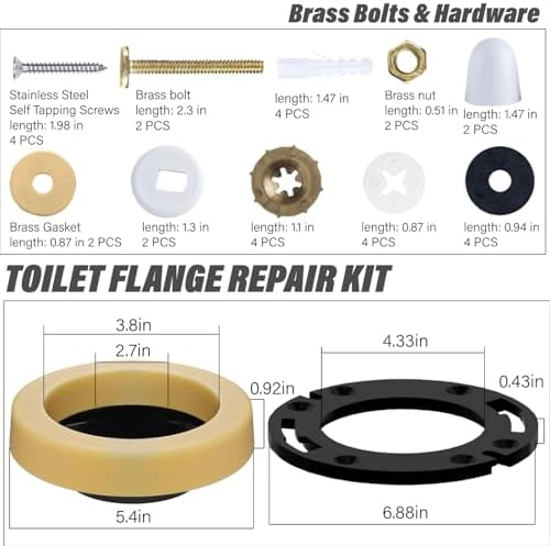 Extra Thick Toilet Wax Ring Kit - Image 2