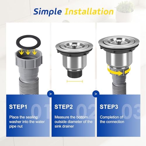 Sink Drain Pipe Kit - Image 5