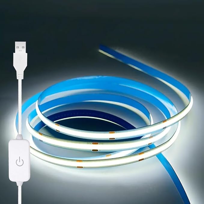 ZSLAIFU A 5V USB LED Light Strip, COB LED Strip Lights, Small LED Strip Light by ZSLAIFU