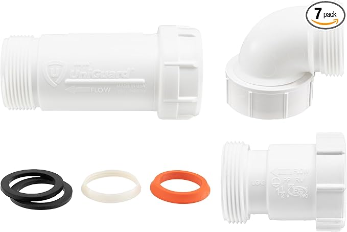 RecPro RV Waterless P-Trap Drain Valve Kit UniGuard by RecPro
