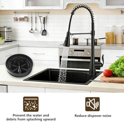 Garbage Disposal Flange 5-Piece Kit, 3.5" Putty-Free Leak-Proof Sink Stopper by - Image 4