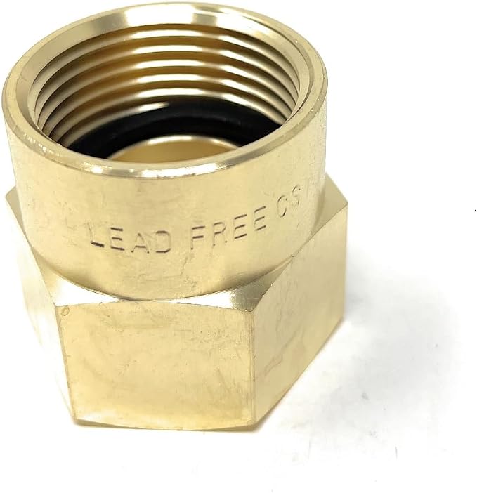 Cascada 1" G Thread Female to 1" NPT Thread Female Pipe Fitting Adapter - Image 3