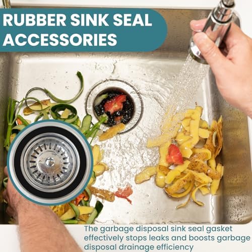 5 Pcs Garbage Disposal Sink Seal Gasket, Putty-Free Flange Seal Gasket - Image 6