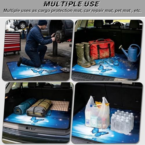 ELEQIN Blue Butterfly, Cargo Mats - Image 3