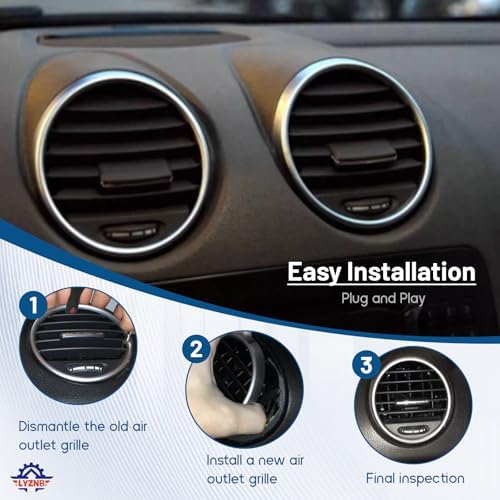 Air Vent Grille AC Vents Air Outlets Cover Panel Trim Compatible - Image 3