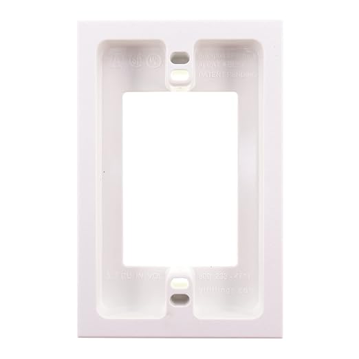 ARLINGTON Industries BES1 EXTENDS Shallow Boxes 5/8 INCH, Non-Metallic Box by Arlington