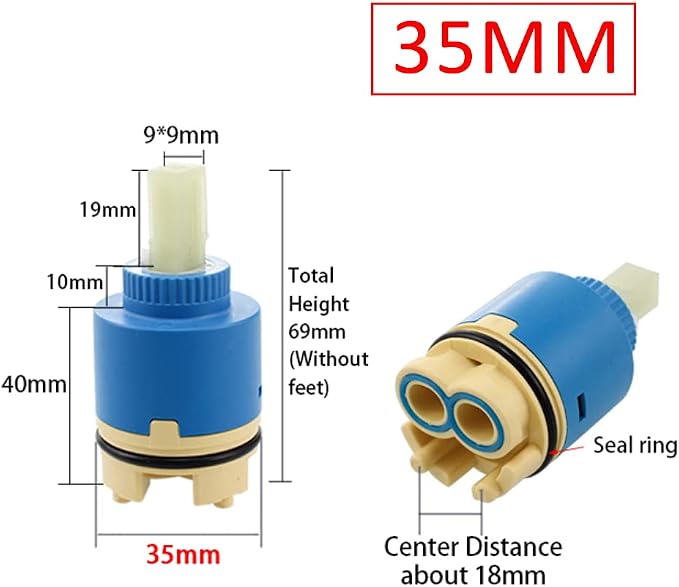 Faucet Valve Replacement Faucet Cartridge Ceramic Disc Cartridge - Image 2