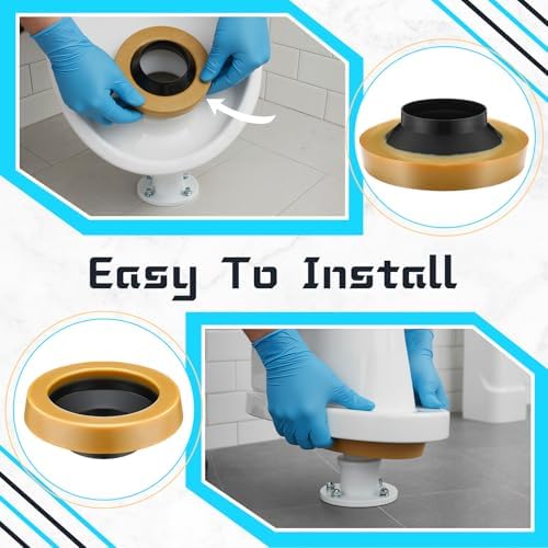 Marsui 30 Pack Toilet Wax Ring Thick Toilet Bowl Wax Ring Gasket - Image 4