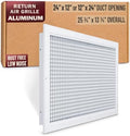 Fits 24x12 and 12x24 Duct Opening | Aluminum Eggcrate Return Air Grille | Low by Handua