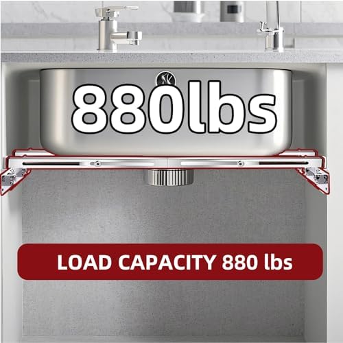Undermount Sink Brackets, Adjustable Undermount Sink Supports, Stainless Steel - Image 3