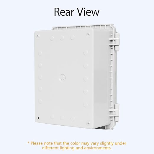 Electrical Box, IP67 Waterproof Hinged Cover Stainless Steel Latch Junction Box - Image 9