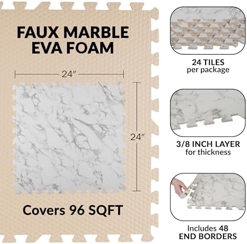 EVA Foam Floor Tiles 24-Pack - Image 2