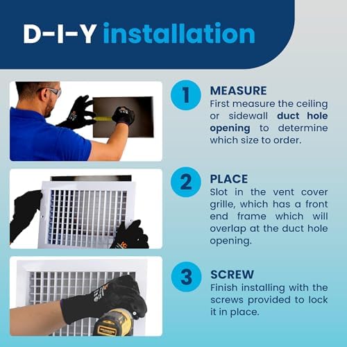 22 x 6 Duct Hole Adjustable Vent Cover - Image 5