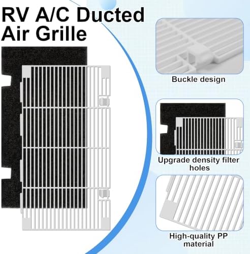 RV A/C Ducted Air Grille for Dometic RV A/C Ducted Air Grille Replacement - Image 3