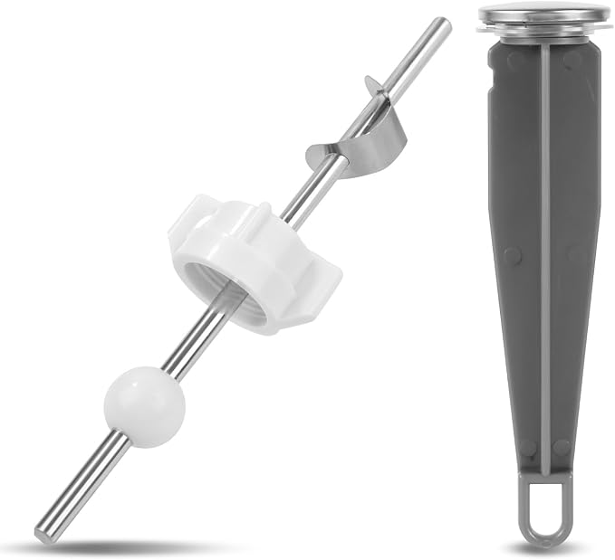 4pcs Sink Drain Parts, Lavatory Pop Up Center Piece Assembly by PEUTIER