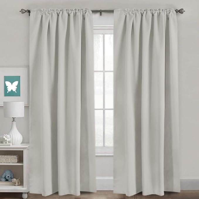 H.VERSAILTEX Back Tab Curtains 90 Inch Long - Image 2