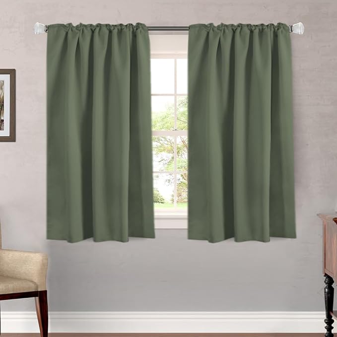 H.VERSAILTEX Blackout Curtains Thermal Insulated Window Treatment Panels Room - Image 2