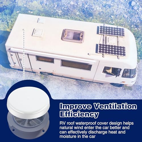 2 Pack RV Mushroom Vent Cap Compatible - Image 5