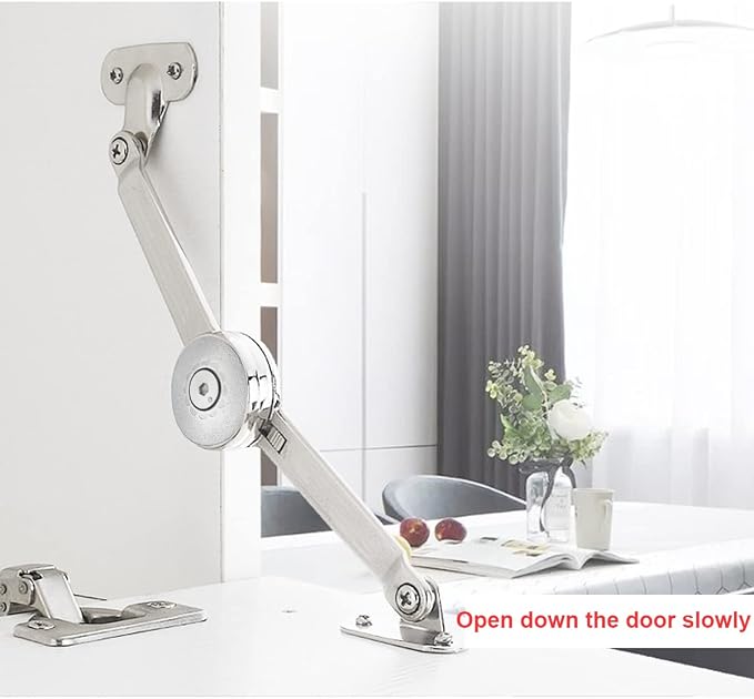 Qrity 2 PCS Adjustable Lift Up Stay Support Hinge - Image 9
