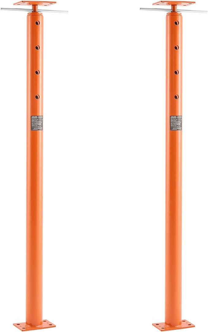 VEVOR House Floor Jacks, 2 Pack, 53-93 inch, 18000 lbs Load Capacity Set | by VEVOR