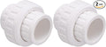 1-1/2" PVC Union Coupling Pipe Fitting PVC Adapter Schedule 40, EPDM O-Ring by carvedexquisitely