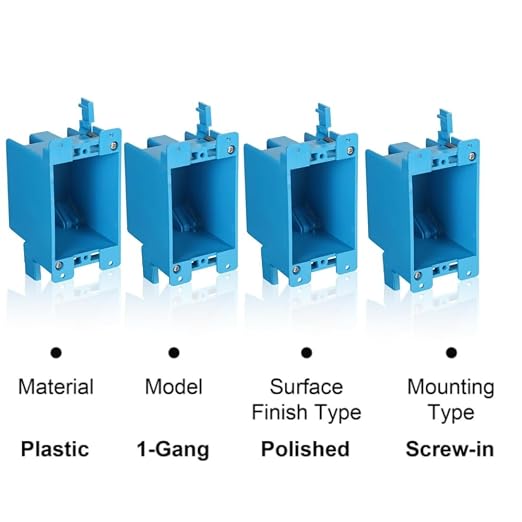 42 Pack 1-Gang Old Work Retrofit Electrical Box, 14 Cu. in. PVC Junction Box - Image 2