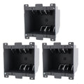 2-Gang Old Work Electrical Outlet Box, Plastic Junction Box by AIRTAK