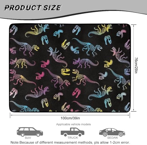 Colorful Dinosaur Universal Moving Trunk Mat 29"x39" – Heavy Duty Waterproof - Image 7