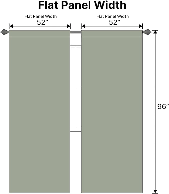 H.VERSAILTEX Blackout Curtains Thermal Insulated Window Treatment Panels Room - Image 7