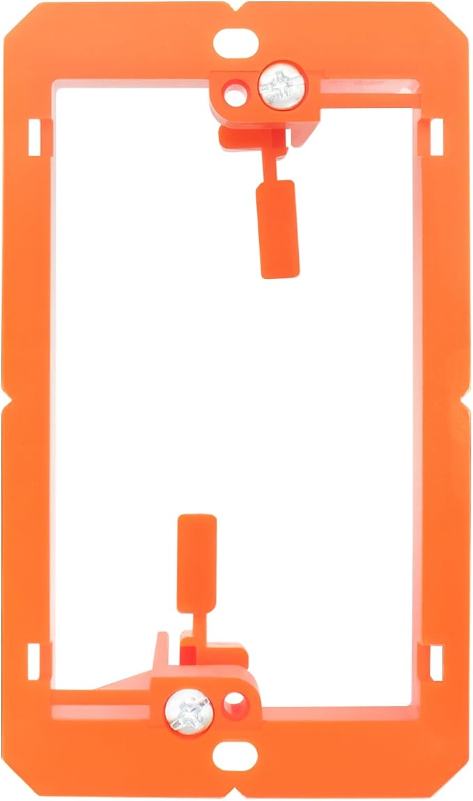 Low Voltage Mounting Bracket for Single Gang Wall Plate, 1 Pack, HDMI Wall Palte by XGGYA