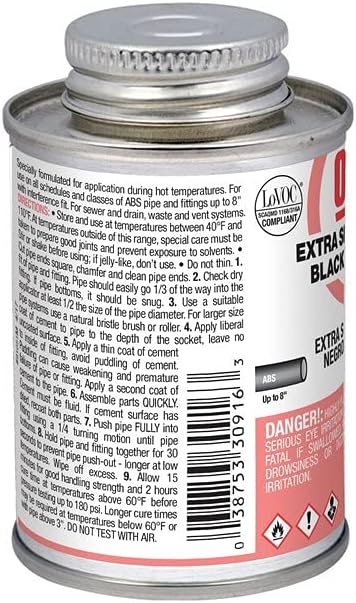 Oatey, 30916 ABS Extra Special Cement, 4 oz - Image 8