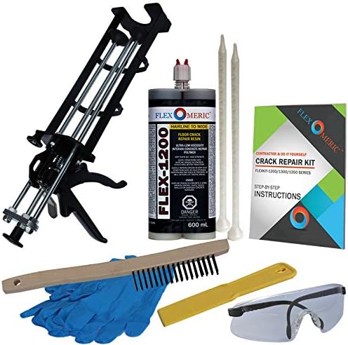 Concrete Floor Crack Repair Kit by Flexomeric+Crack+Repair+Products