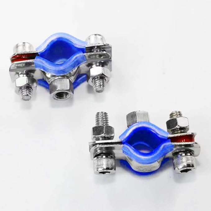 2PCS 304 Stainless Steel Wall Ceiling Mount Pipe Supports, Split Ring Hanger - Image 7