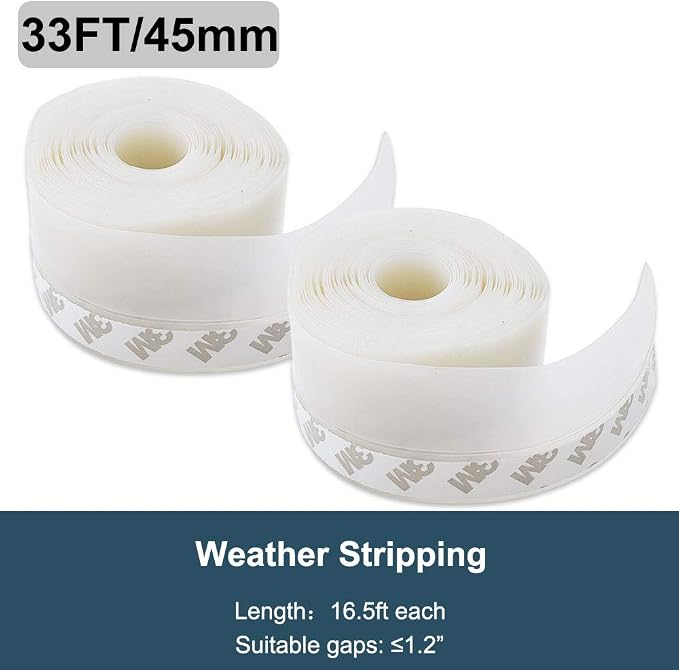 33FT Silicone Seal Strip, Weather Stripping - Image 5