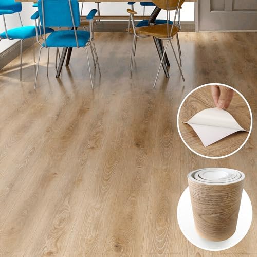 Lareko Peel and Stick Floor Tile, Waterproof Vinyl Plank Flooring by Lareko