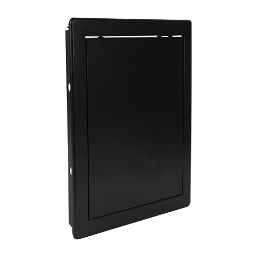 Repa Market 8 x10 Access Panel for Drywall and Ceiling – Black ABS Plastic Door by RepaMarket