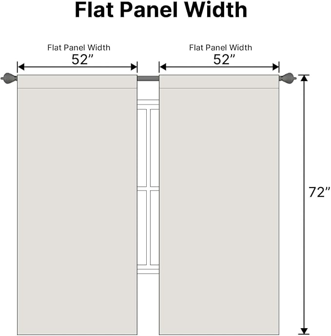 H.VERSAILTEX Blackout Curtains Thermal Insulated Window Treatment Panels Room - Image 6